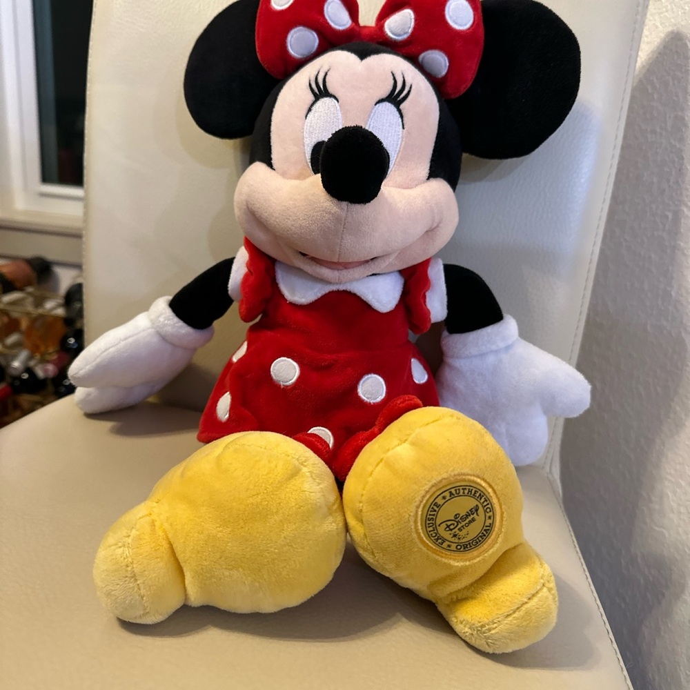 Disney Minnie Mouse Plush Toy - Red and Yellow
